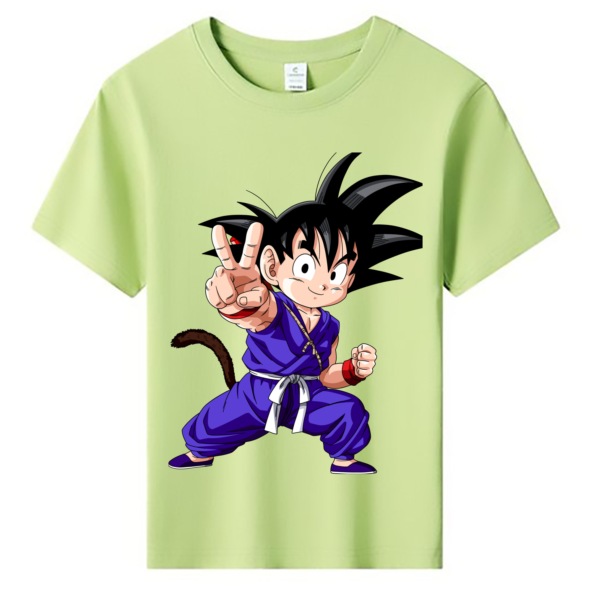 （画像用） ドラゴンボール 孫悟空（そん ごくう）Son Goku カカロット DRAGON BALL Kakarotto 綿100％キッズTシャツ（フロントプリント）